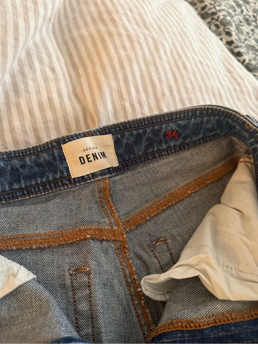 Sezane Le Crop Jeans Size 2 - Picture 4 of 4